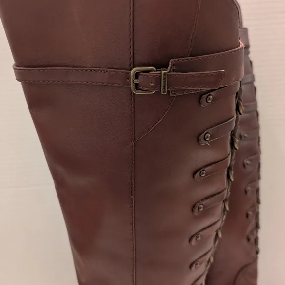 NWOT Gianni Bini Brown Over the Knee Boots Size 8 - Picture 7 of 15